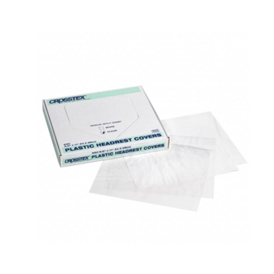 Plastic Headrest Covers, Clear